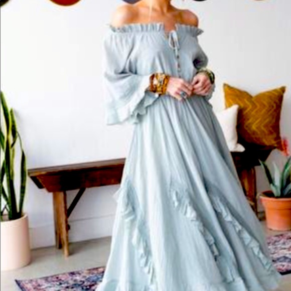 Three Bird Nest Dresses & Skirts - Three Bird Nest Blue Dress